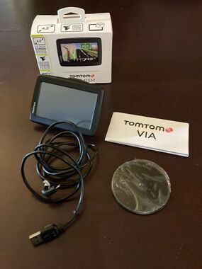 VIA 4.3" GPS Navigator - Black 1415m tomtom